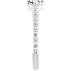 Ring med laboratoriedyrket edelsten – modell 72561