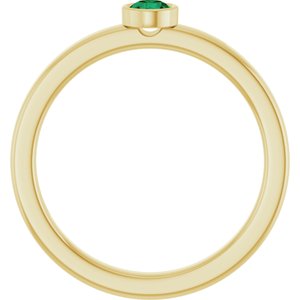 Ring med laboratoriedyrket edelsten – modell 72550