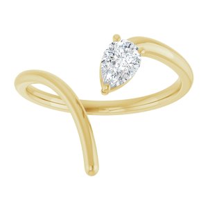 Ring med laboratoriedyrket diamant – modell 123110