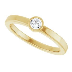 Ring med laboratoriedyrket edelsten – modell 72550