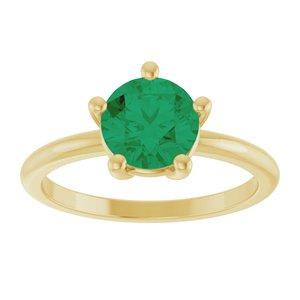 Ring med laboratoriedyrket edelsten – modell 72532