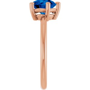 Ring med laboratoriedyrket edelsten – modell 72532